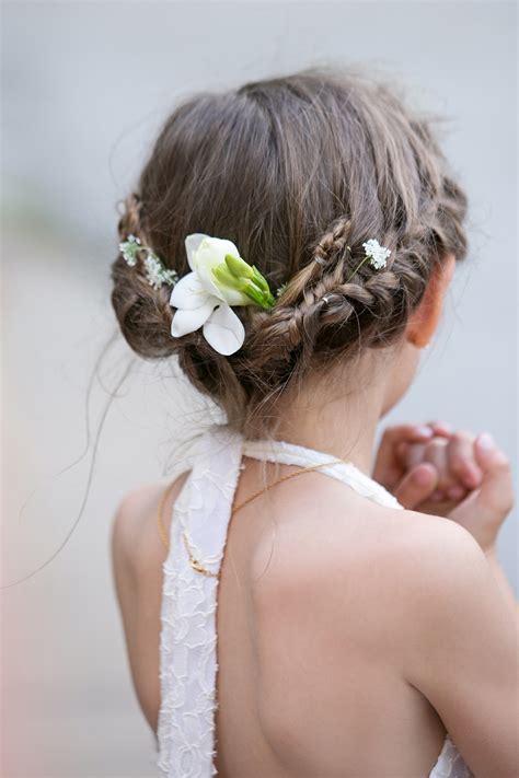 adorable hairstyle ideas for your flower girls martha stewart weddings