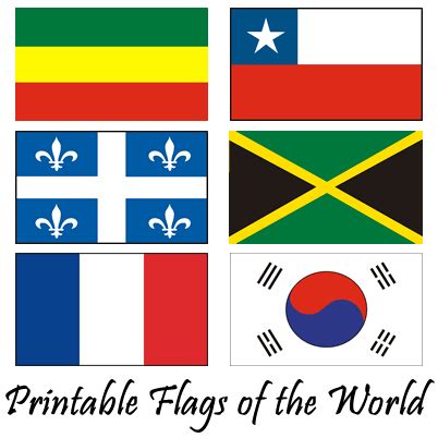 printable flags printable world flags