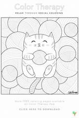 Coloring Therapy Pages Color Book Kids Template Gift Cool Artsy Sheets Activity Choose Board sketch template