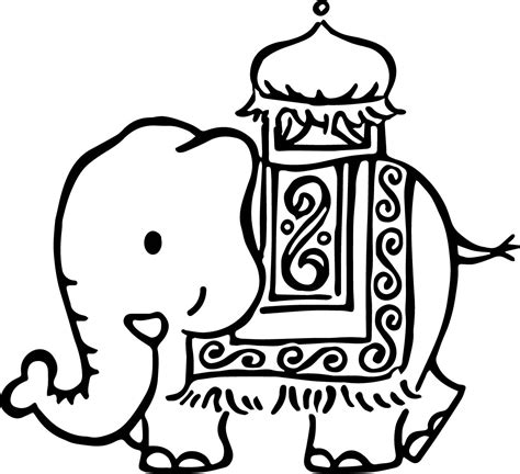 elephant coloring page  wecoloringpagecom