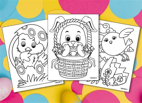 printable easter coloring pages  kids  love easter