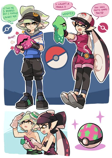 gomigomipomi introduces the sisters to pokemon go squid sisters know your meme