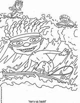 Coloring Pages Surfer Rocket Power Surfing Hawaii Kids Printable Oswald Colouring Girl Cartoon Crafts Cartoons Popular Colors Print Fun Books sketch template