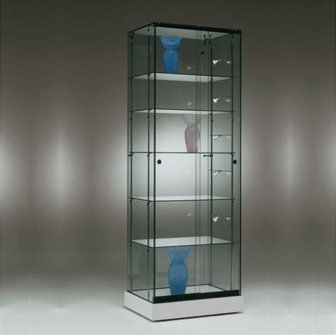 S3 Base Nova Glass Cabinet With Led Spotlights Douglas Displays