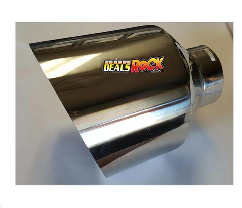 brand  polished stainless diesel exhaust tip
