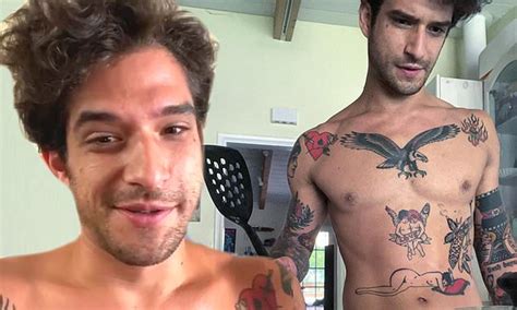 tyler posey cooks in the nude after revealing he s dated trans women