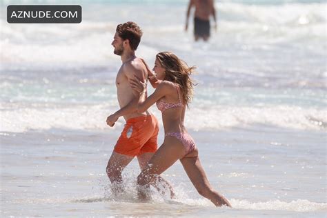 jessica serfaty sexy at the beach with her new beau in tulum mexico