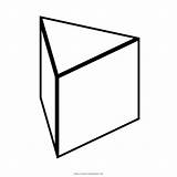 Prisma Triangular Prism Segitiga Angle Pngwing Pyramid Ultracoloringpages sketch template
