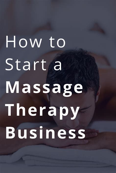 important tips for starting your new massage therapy business massage