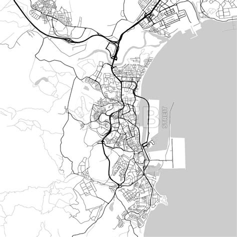 city map  algecirasla linea spain light version hebstreits sketches city map spain