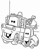 Mater Coloring Pages Tow Mcqueen Lightning Drawing Cars Guido Bestfriend Getcolorings Printable Color Getdrawings Paintingvalley Print sketch template