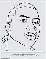 Coloring Gucci Tumblr Book Rap Bun Mane Colouring Color Rapper Pages Activity Shea Hop Hip Releasing Incredible Looks Face Choose sketch template