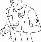 Neymar Drawing Step Coloring Pages Sumptuous Getdrawings sketch template