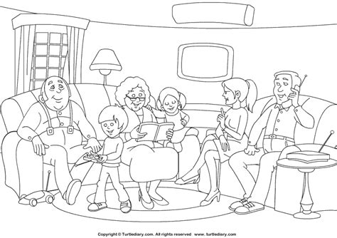family members coloring pages  kids
