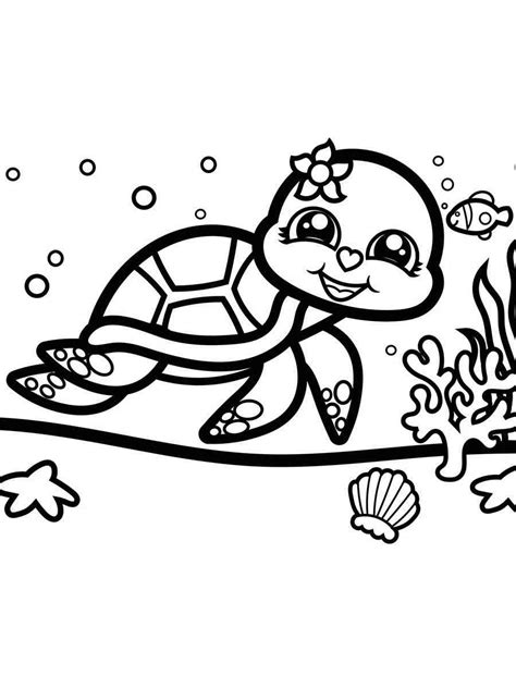 tucker turtle coloring pages sea turtle  kids coloring page