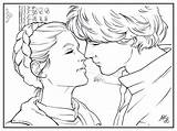 Coloring Han Solo Pages Princess Leia Getcolorings sketch template