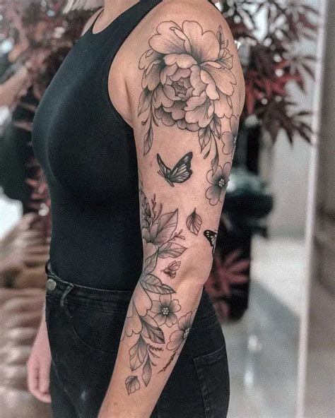 Aggregate 85 Female Flower Sleeve Tattoos Super Hot Thtantai2