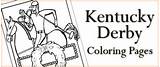 Kentucky Derby Coloring Pages Sheets La Printables Kids Template sketch template