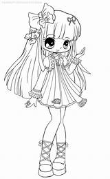 Chibi Coloring Pages Yampuff Deviantart Chloe Color Princess Manga Chibis Visit sketch template