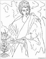 John Apostle Evangelist St Pages El Greco Coloring Printable Color Patmos Supercoloring Colouring Drawing Cif sketch template