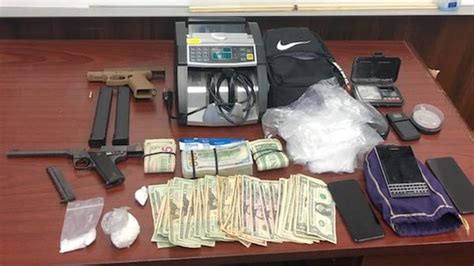 scotland county traffic stop leads to seizure of drugs guns thousands