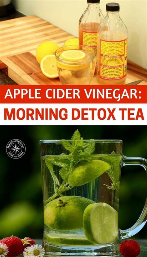 apple cider vinegar morning detox tea shtf prepping