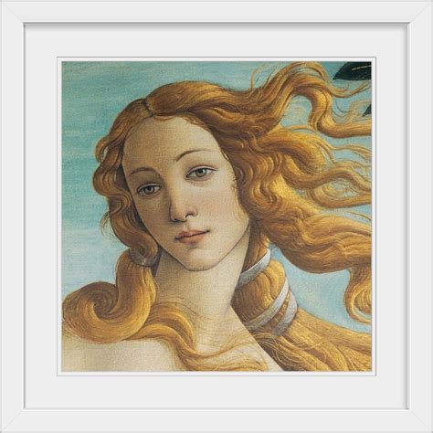 Birth Of Venus Head Of Venus By Botticelli 1484 1485 Uffizi Gallery
