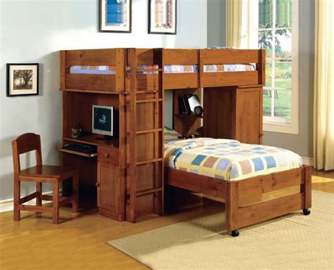 awesome bunk beds  desks perfect  kids