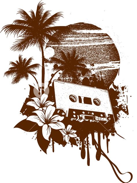 summer vector t shirt design with palm trees royalty free stock image storyblocks images