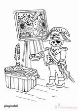 Playmobil Coloriage Pirate Kolorowanki Imprimer Coloriages Tresor Knights Ausmalbilder Dzieci Cowboy sketch template