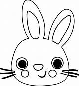 Mascaras Conejos Bunny Mascara sketch template
