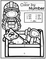 Construction Number Coloring Playtime Helpers Planningplaytime Tracing Sensory sketch template