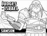 Bible Judges Jephthah Sunday Samson Judge Sheets Ehud Abdon Sellfy Goliath sketch template