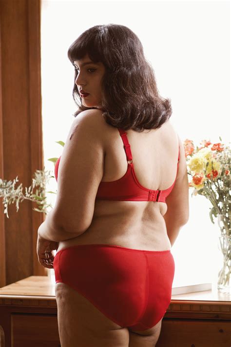 Red Hot And Sleek Black Two Plus Size Lingerie Looks A