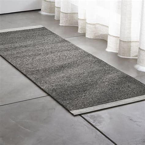 desi pewter grey rug runner crate  barrel gray runner rug rug
