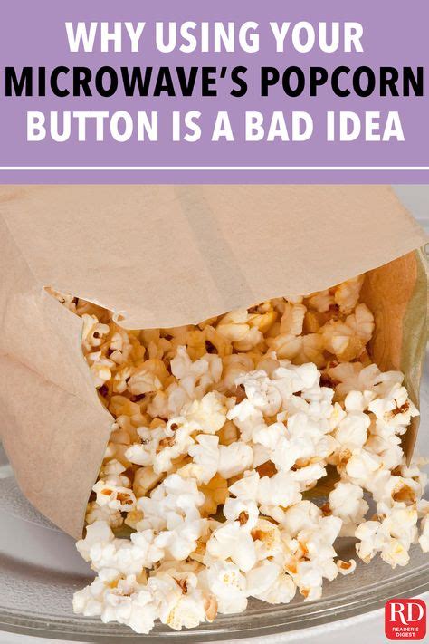 Why Using Your Microwaves Popcorn Button Is A Bad Idea Microwave