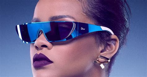 rihanna brings futuristic eyewear for dior collaboration