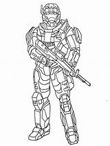 Halo Coloring Pages sketch template