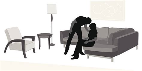 couple making out couch stock vectors istock