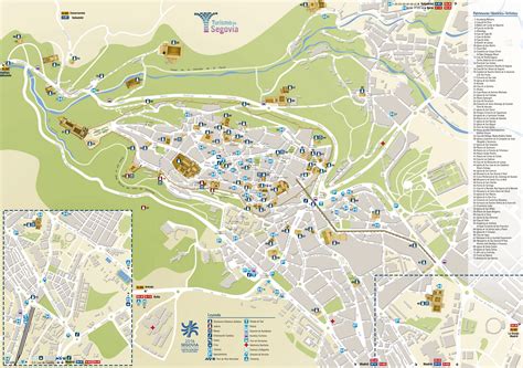 segovia tourist map full size gifex