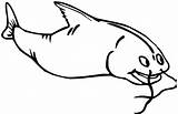 Catfish Coloring Pages Excited Feeling Porpoise Getdrawings sketch template