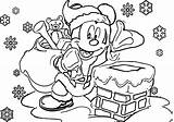 Christmas Disney Coloring Pages Merry Getcolorings Printable sketch template