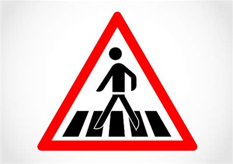 zebra crossing sign stock illustration  image  istock