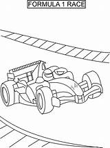 Formula Coloring Race Kids Printable Print Car Pages Cars Racing Pdf Open  sketch template
