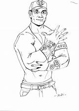 Drawing Cena John Wwe Pages Coloring Posey Step Buster Getdrawings Searches Worksheet Recent sketch template