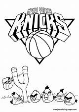 Coloring Pages York Knicks Nba Angry Birds Print Browser Window sketch template
