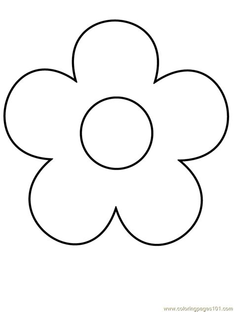 coloring pages  flowers shapes