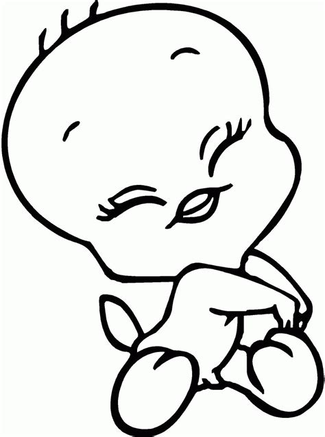 tweety bird coloring sheets coloring home