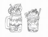 Smoothie sketch template