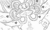 Flowey Omega Undertale Coloring Pages Template Sketch sketch template